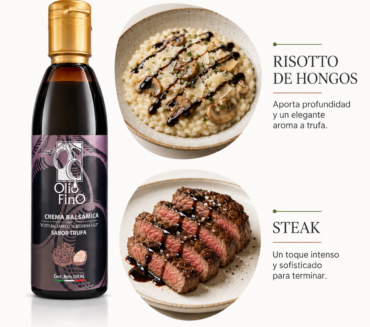 crema balsámica con trufa usos